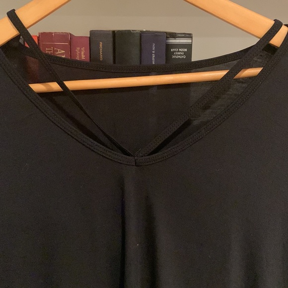 Lauren Moshi black top #201 - Picture 4 of 12